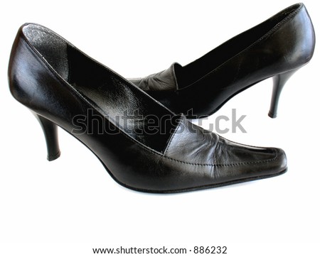 black lady's shoes