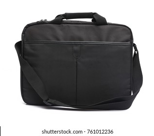 Black Laptop Bag Isolated