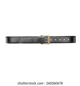 Black Leather Belt