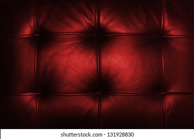 A Black Leather Couch