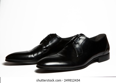 black and white smart shoes