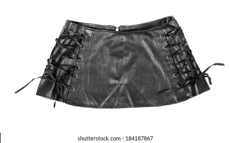 Black Leather Skirt