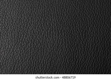 Black leather surface