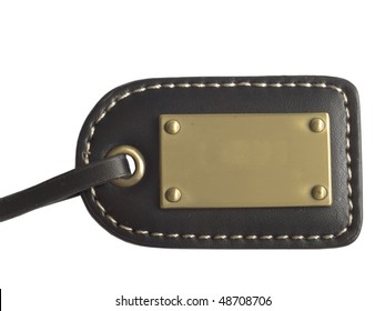 Black Leather Tag