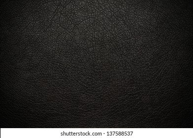 black leather texture background - Shutterstock ID 137588537
