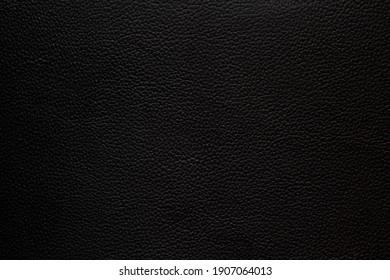 Black leather texture or background 