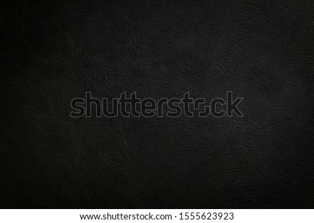 Black leather texture background, Luxury Black Background For Text. 