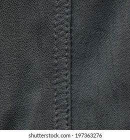 Black Leather Texture Seams Stock Photo 197363276 | Shutterstock