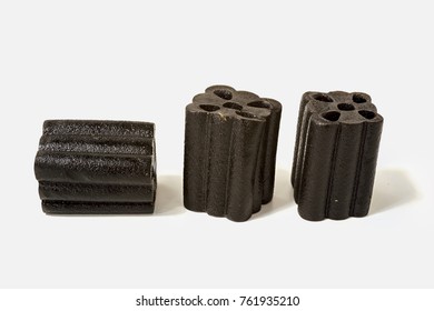 Black Licorice Candy Isolated