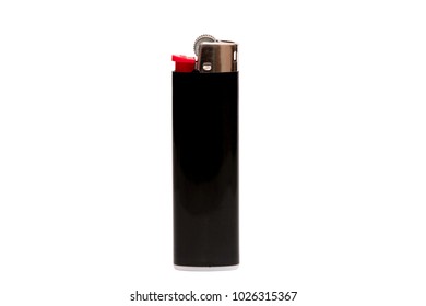 Black Lighter Isolated On White Background Stock Photo 1026315367 ...