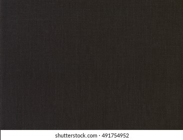 Black Linen Fabric Texture For Background