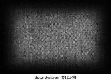 Black Linen Texture For The Background.