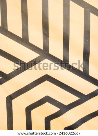 Black lines background with various models with soft yellow color.