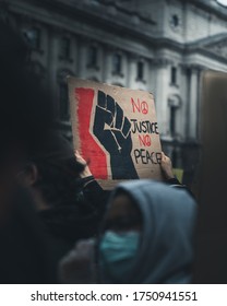 Black Lives Matter Protest - London, Justice For George Floyd