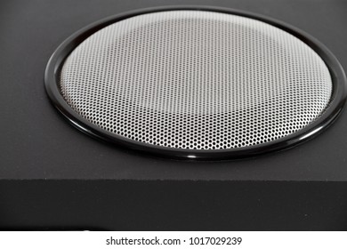 Black Loudspeaker with Cable