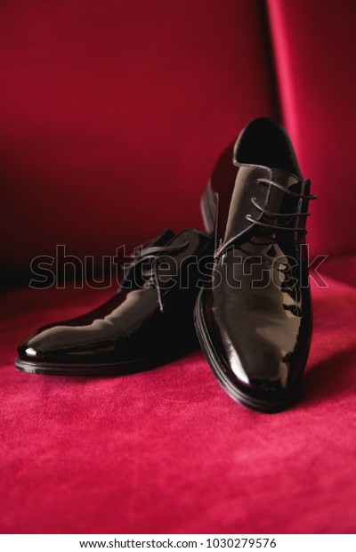 black luxury shoes