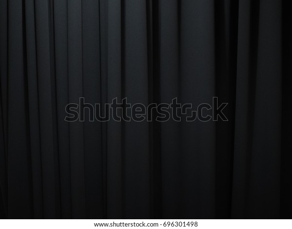 black curtain fabric