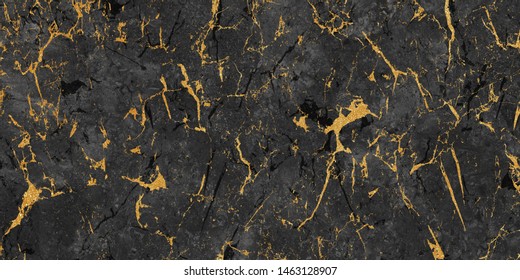 black marble with golden veins, Black marble natural pattern for background, Abstract black white and gold, Black and yellow marbel for ceramic wall and floor tiles, golden wall texture abstract.