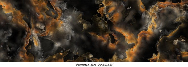 Black marble with golden veins, onyx marbel texture with high resolution, The luxury of polished limestone background. Modern glossy portoro backdrop, Italian breccia granite slab ceramic tile. - Shutterstock ID 2043365510