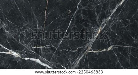 Black marble stone background with white curly streaks. decorative marbling, Creative texture of marble granite and white foil. Abstract breccia marble for ceramic slab tile, wallpaper and kitchen. 