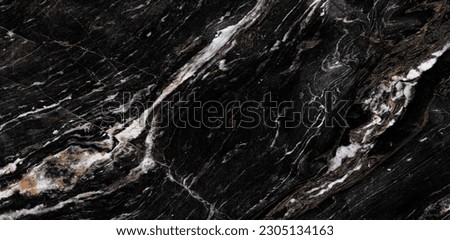 Black Marble Texture, Golden Veins, High Gloss Marble For Abstract Interior Home Decoration And Ceramic Wall Tiles And Floor Tiles Surface. 