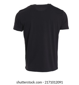 Black men's t-shirts mockup. Design template.mockup