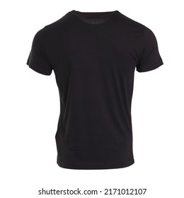 Black men's t-shirts mockup. Design template.mockup