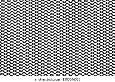 Black mesh texture isolated on white background, clipping path - Shutterstock ID 1503346355