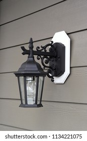 Black Metal Porch Light