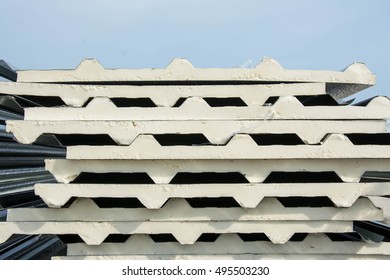 Black Metal Sheet Roof Insulation Attached Stock Photo 495503230 ...