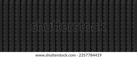 black metal siding fence striped background