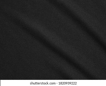 Black Micro Polyester Fabric Cloth Texture