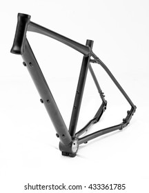 matte black road bike frame