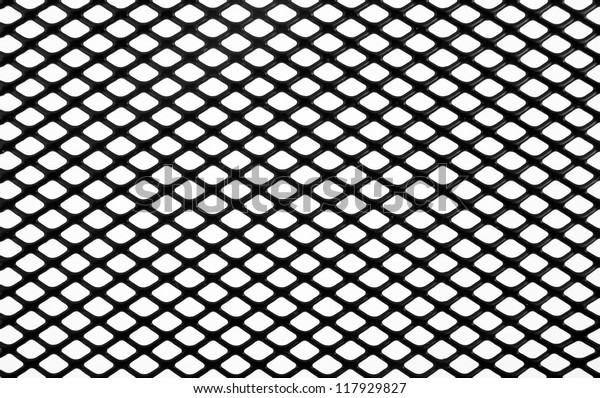 Black Net On White Background Stock Photo (Edit Now) 117929827