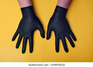 Black Nitrile Gloves