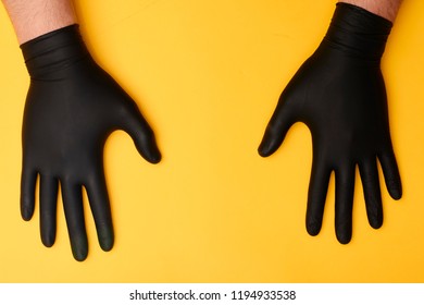 Black Nitrile Gloves