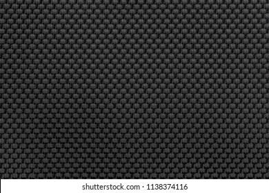 Black nylon fabric texture background for design.