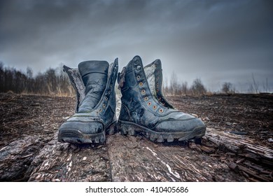 Black Old Army Boots.