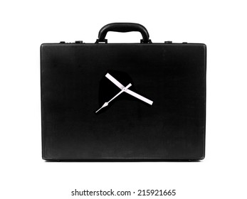 A Black Old Fashioned Business Brief Case