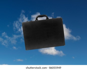 A Black Old Fashioned Business Brief Case