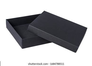 Black Opened Carton Gift Box Cover Stock Photo 1684788511 | Shutterstock