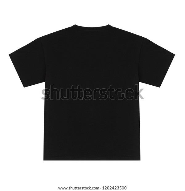Black Oversized Short Sleeve Tshirt Blank Stock Photo (Edit Now) 1202423500