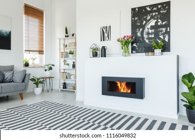 Gray Fireplace Images Stock Photos Vectors Shutterstock