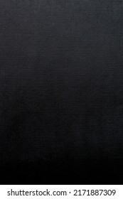 Black Paper Texture Background. Black Blank Page For Design.