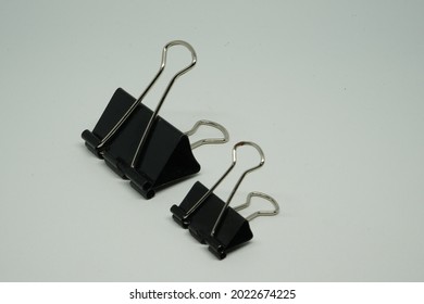 Black Paperclip That Used Clamp Temporary Stock Photo 2022674225 ...