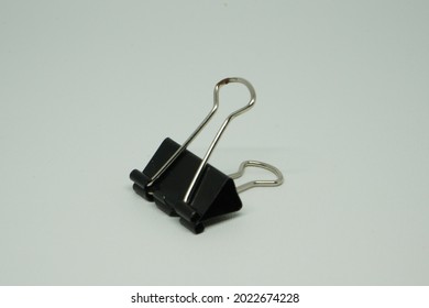 Black Paperclip That Used Clamp Temporary Stock Photo 2022674228 ...