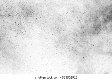 Black particles explosion isolated on white background.  Abstract dust overlay texture. - Shutterstock ID 563502913