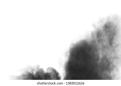 Dark Black Smoke Chimney On Cold Stock Photo (Edit Now) 118535116