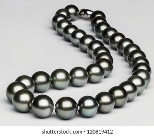 Black Pearl Necklace