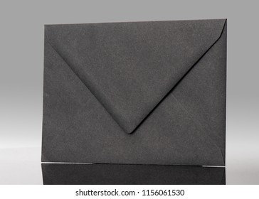 Black Pearlescent Paper Envelope 